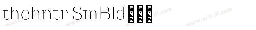 Athachantr SemiBold字体转换